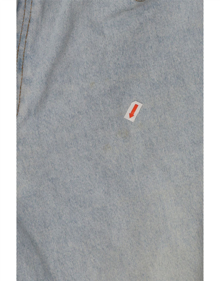 Shorts jeans feminino VINTAGE W29 algodão azul médio