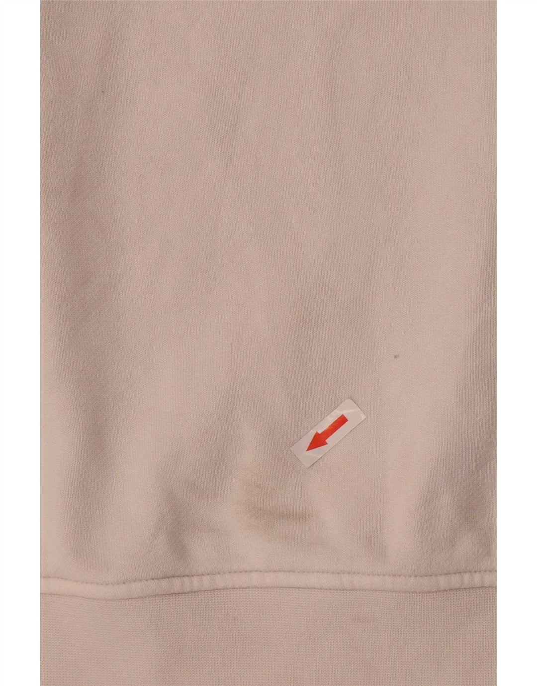 Adidas feminino oversized moletom jumper reino unido 10 pequeno algodão branco