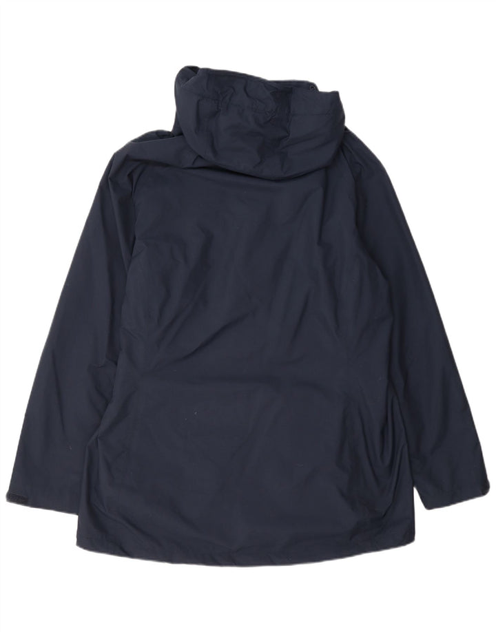 Jaqueta de chuva feminina com capuz Sprayway UK 16 grande poliamida azul marinho
