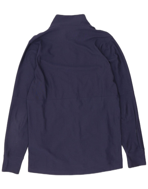 UNDER ARMOUR Mens Tracksuit Top Jacket Small Navy Blue Polyester