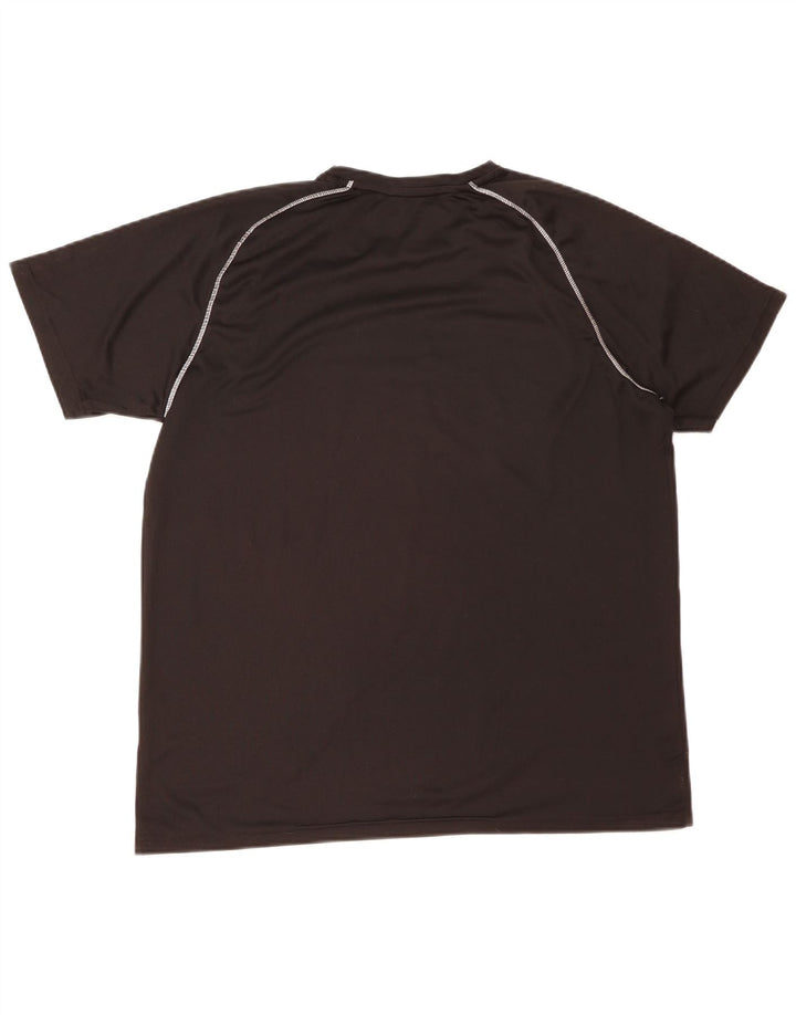 Camiseta masculina IsoCool Mountain Warehouse grande poliéster preto