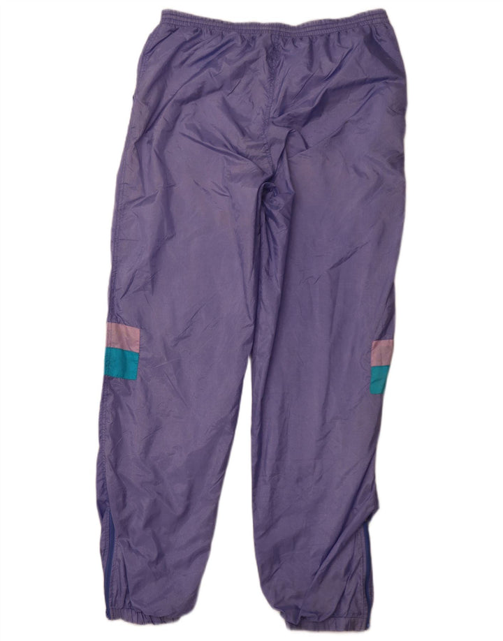 Calça de treino feminina VINTAGE Joggers XL roxo nylon