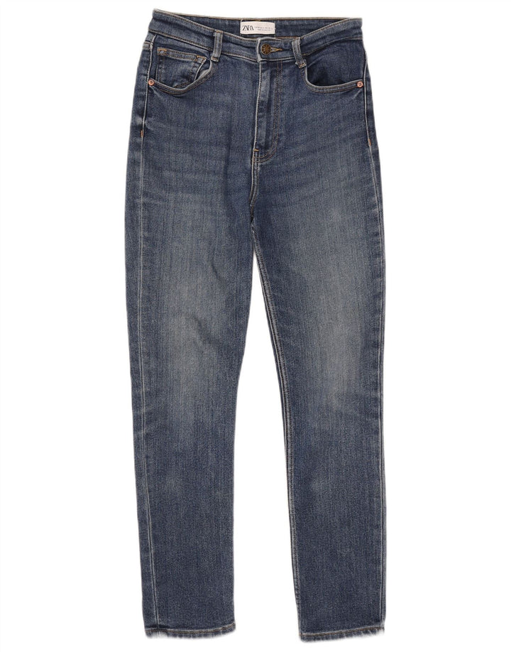 ZARA Jeans Slim Feminino EU 36 XS W26 L27 Azul
