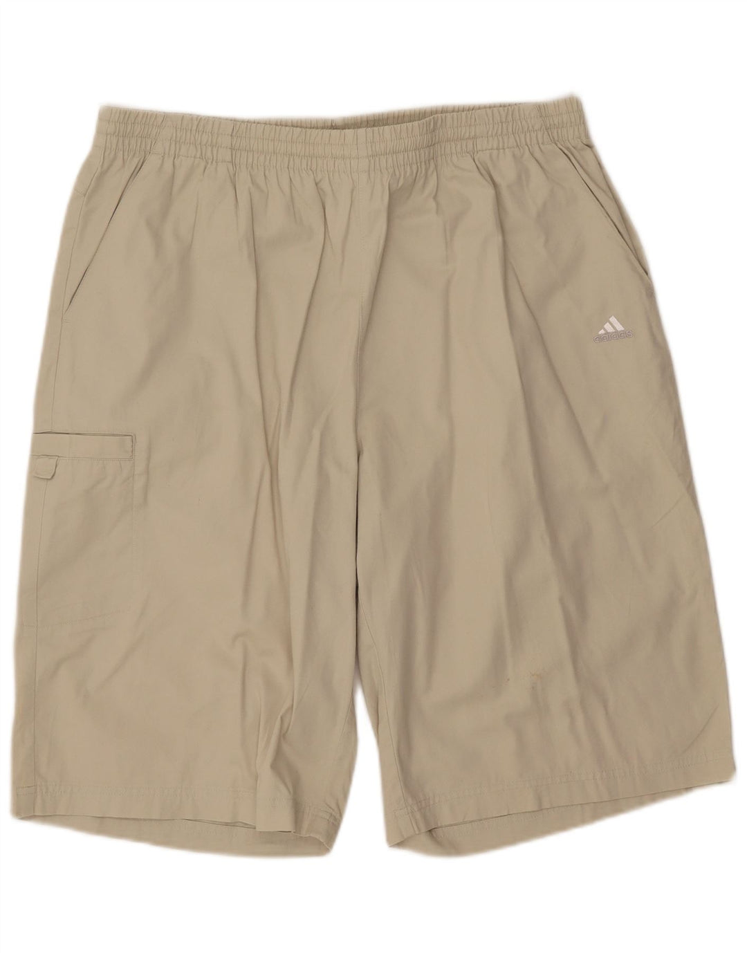 ADIDAS Mens Cargo Shorts 2XL W40 Algodão Bege