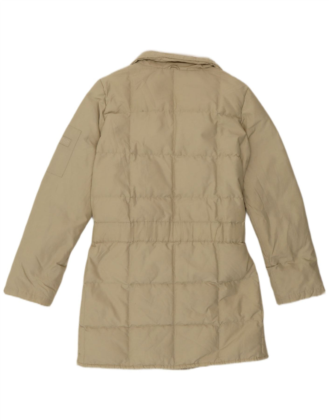 Jaqueta acolchoada feminina Woolrich com ajuste solto Reino Unido 6 XS poliamida bege