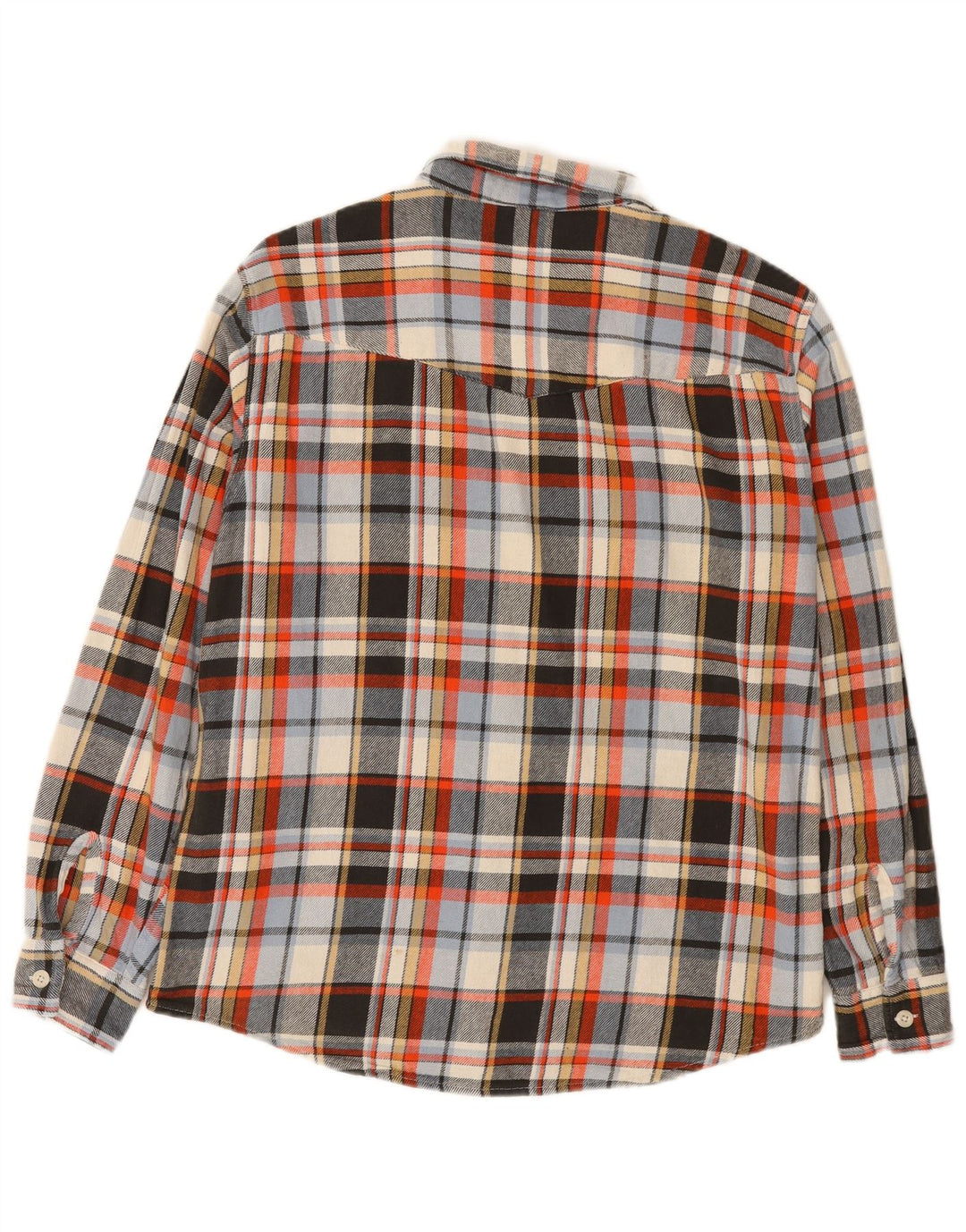 Camisa masculina de flanela relaxada Levi's, algodão xadrez médio multicolorido