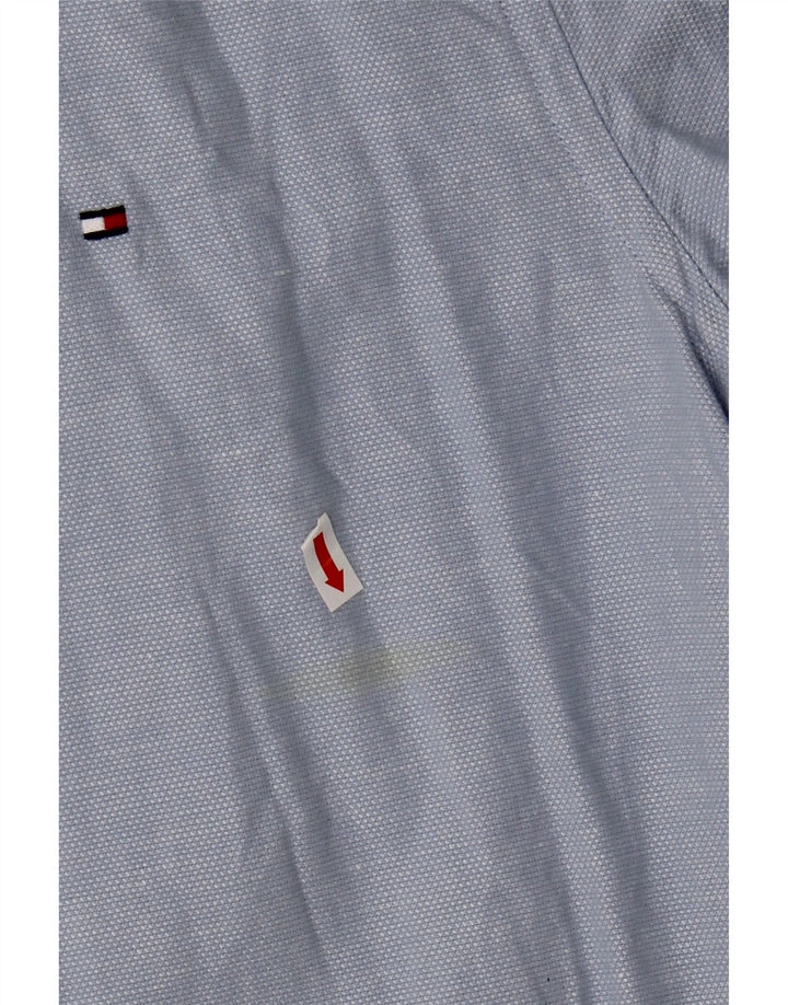 Camisa masculina de manga curta TOMMY HILFIGER XL azul algodão