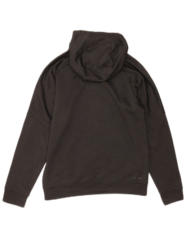 Adidas Mens Graphic Hoodie Jumper Médio Preto Poliéster