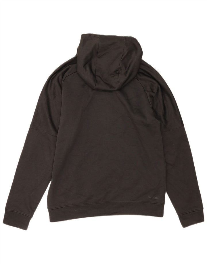 Adidas Mens Graphic Hoodie Jumper Médio Preto Poliéster