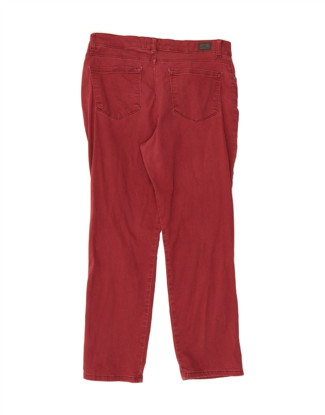 LEE Womens Classic Fit Straight Casual Trousers W32 L27 Burgundy Vintage Lee and Second-Hand Lee from Messina Hembry 