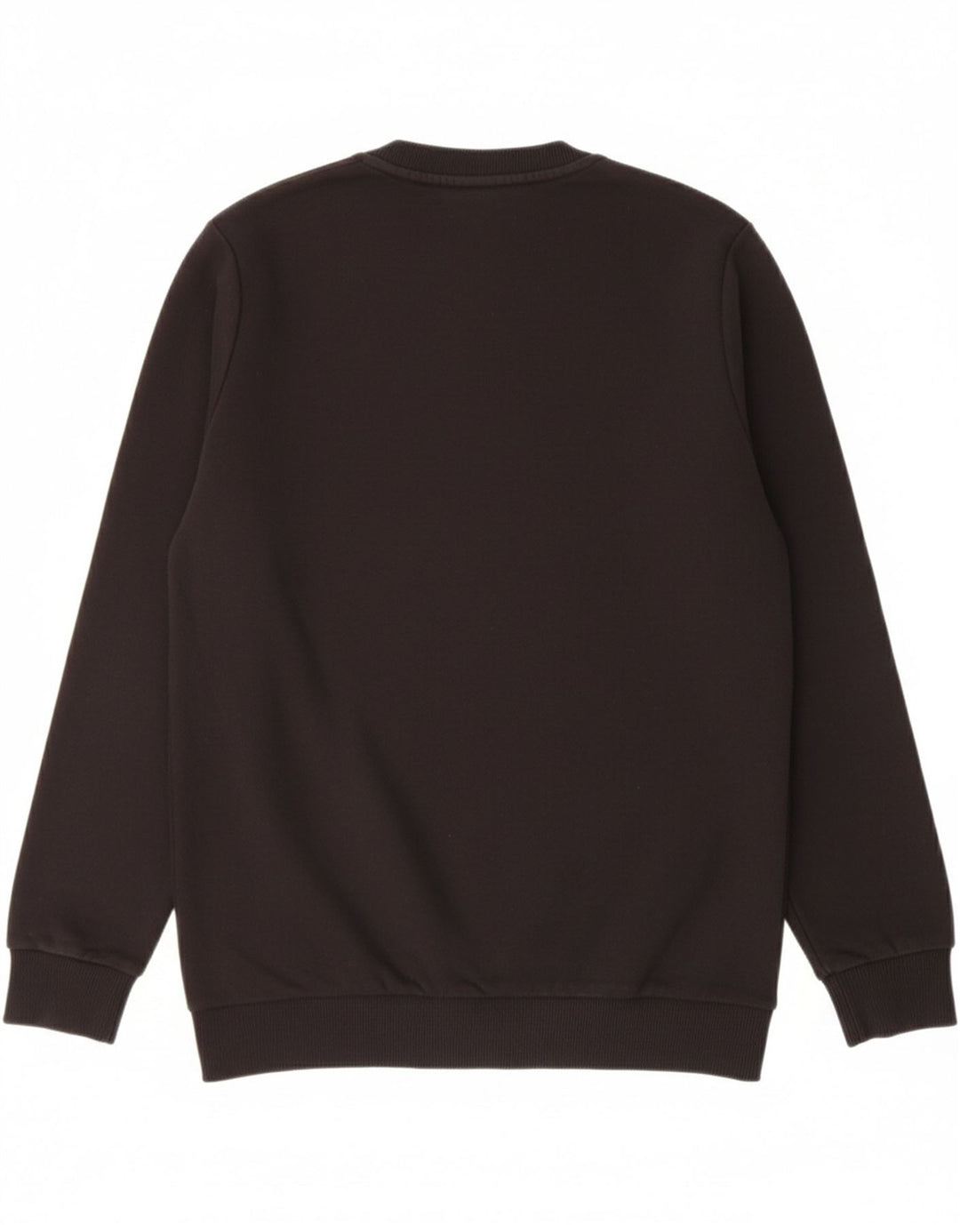 FILA Mens Graphic Moletom Jumper Pequeno Algodão Preto
