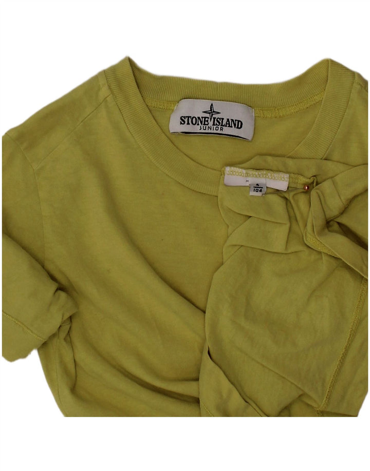 Camiseta STONE ISLAND Meninos 3-4 Anos Verde