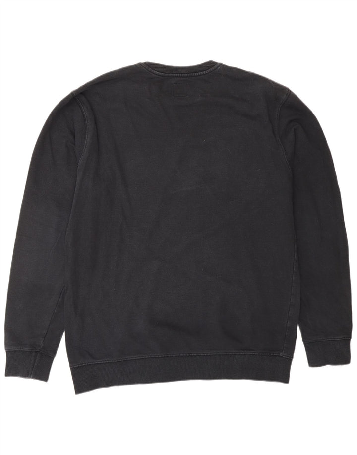 VANS Mens Graphic Moletom Jumper Grande Preto