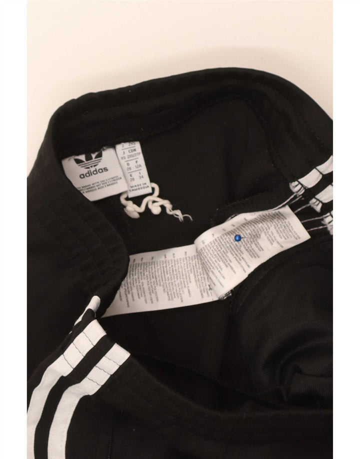 Calças de treino femininas Adidas UK 2 2XS poliéster preto