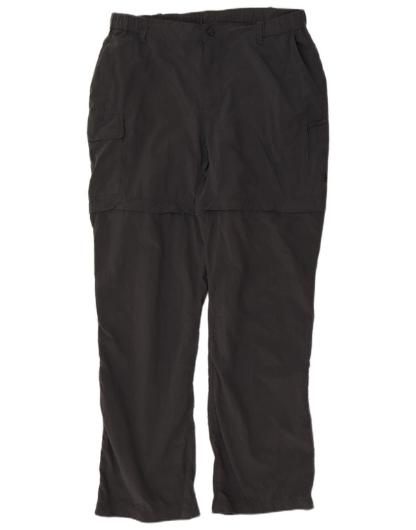 Calça cargo reta feminina The North Face grande W32 L31 cinza nylon
