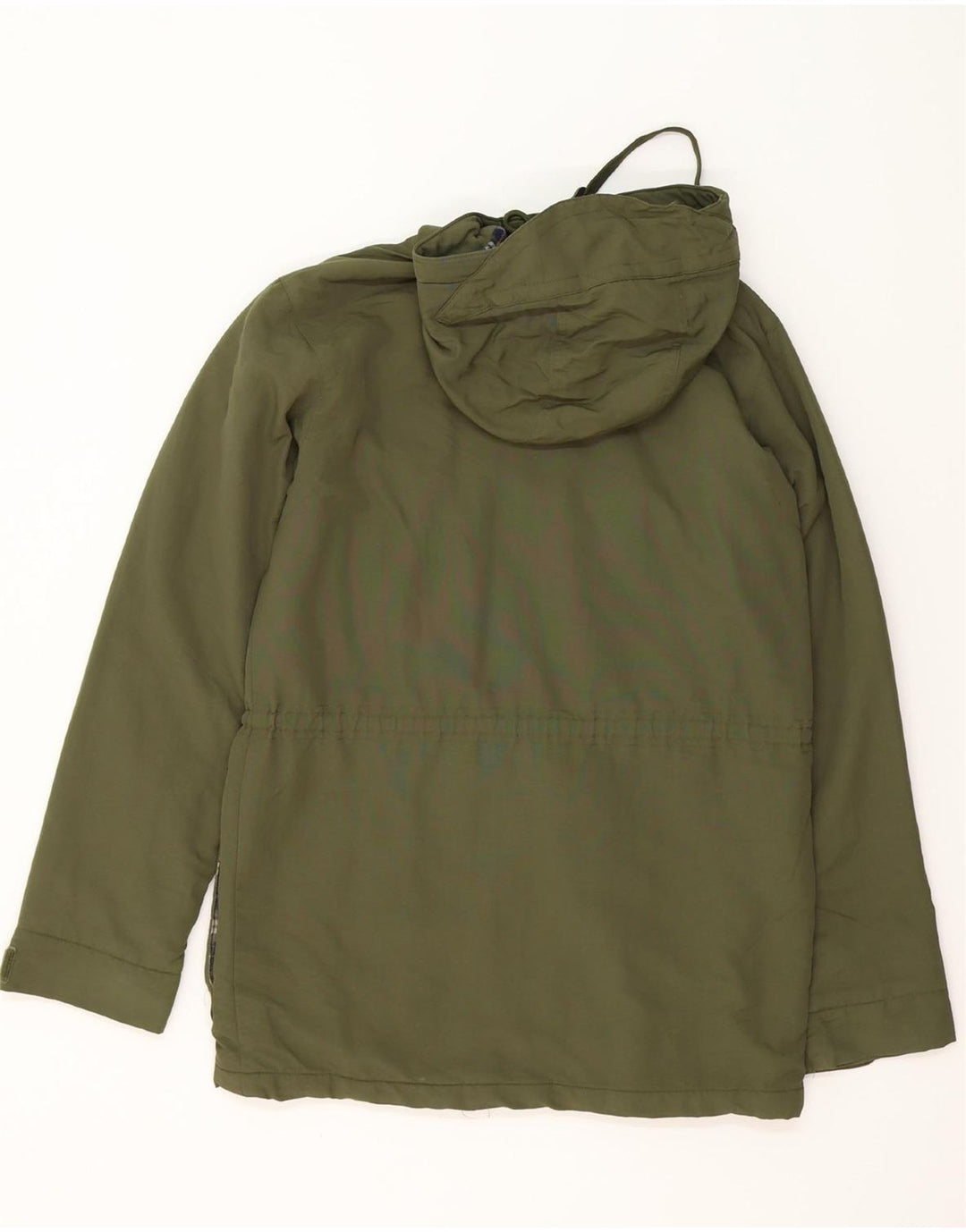 Jaqueta Parka masculina com capuz FRED PERRY Reino Unido 34 XS cáqui