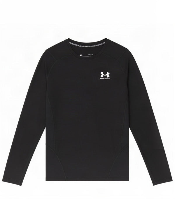 Under Armour Mens Compression Top Long Sleeve Medium Black