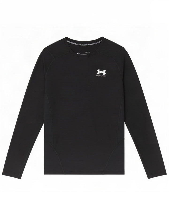Under Armour Mens Compression Top Manga Longa Médio Preto