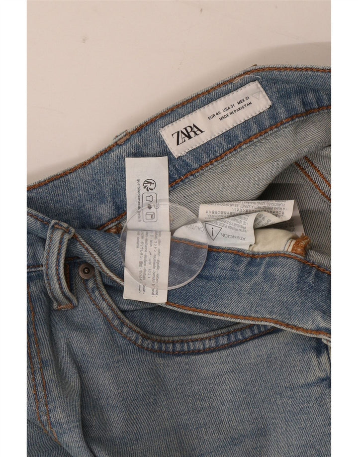 Zara Mens Slim Jeans EU 40 Médio W31 L31 Azul Algodão