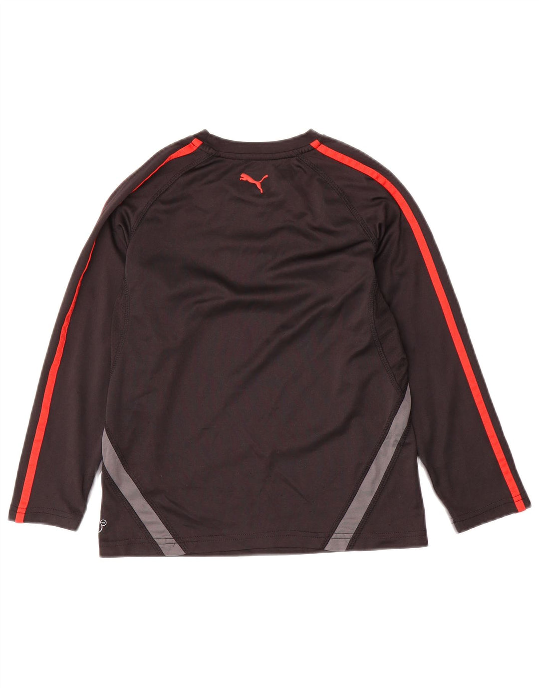 PUMA Boys Graphic Top manga comprida 7-8 anos pequeno preto colorblock