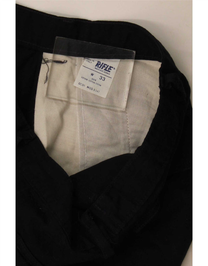 Shorts cargo feminino Rifle W33 grande algodão azul marinho
