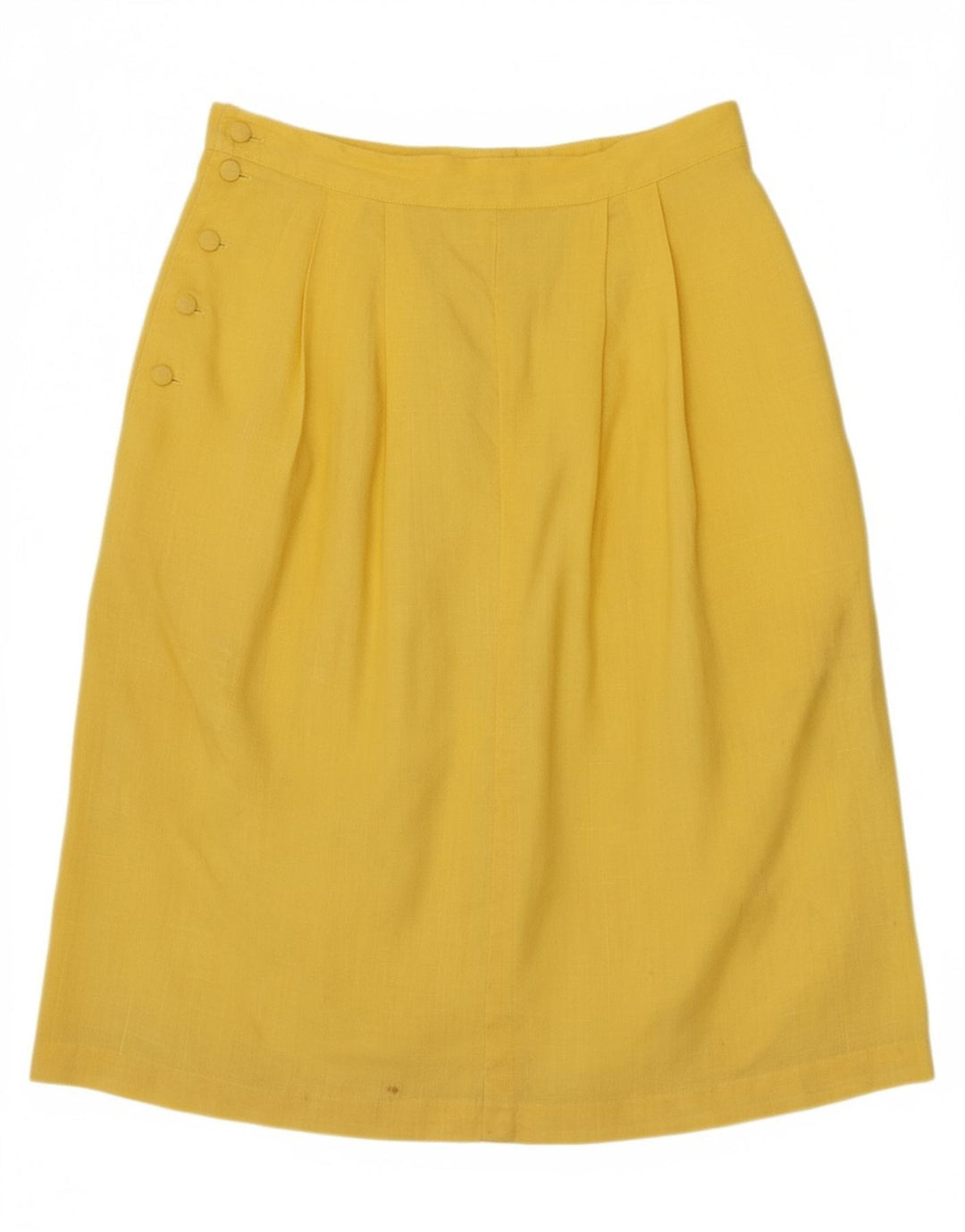 Saia reta feminina VINTAGE W23 2XS amarela
