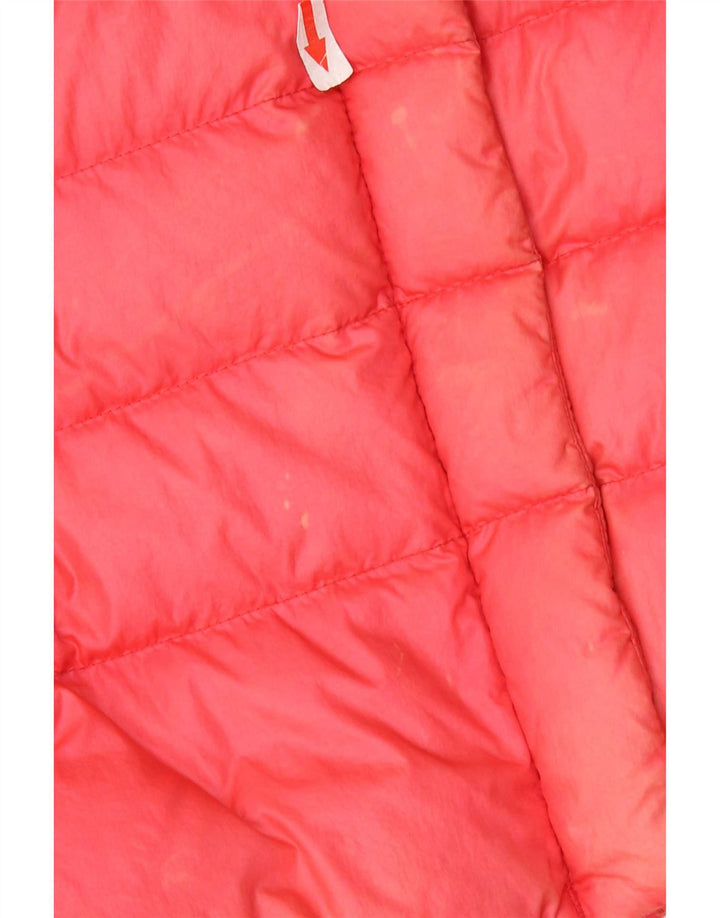 Colete acolchoado feminino Timberland UK 14 médio rosa nylon