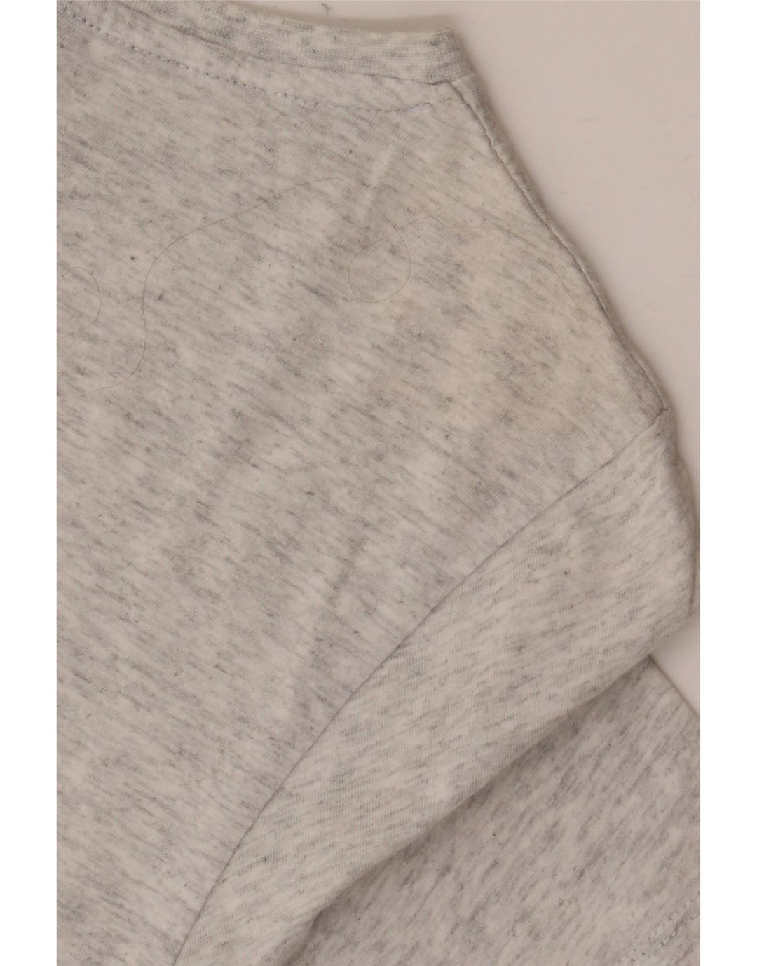 Camiseta gráfica feminina ELLESSE 12-13 anos algodão manchado cinza