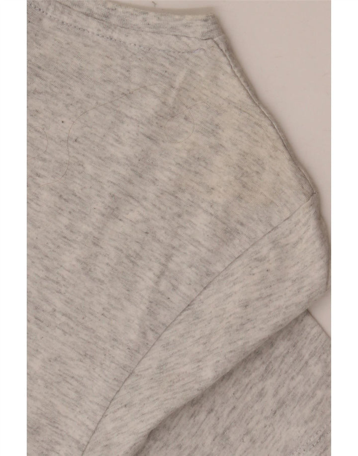 Camiseta gráfica feminina ELLESSE 12-13 anos algodão manchado cinza