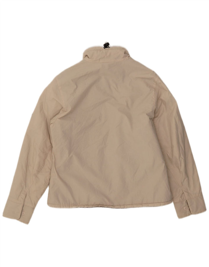 Jaqueta corta-vento feminina Jack Wolfskin Sherpa Reino Unido 12/14 médio off white