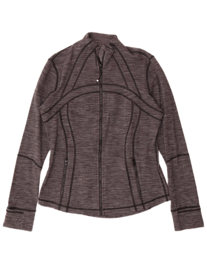 LULULEMON Jaqueta feminina de treino US 10 grande cinza