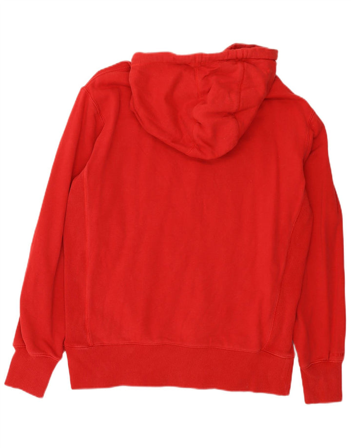 Superdry Mens Hoodie Jumper Médio Algodão Vermelho