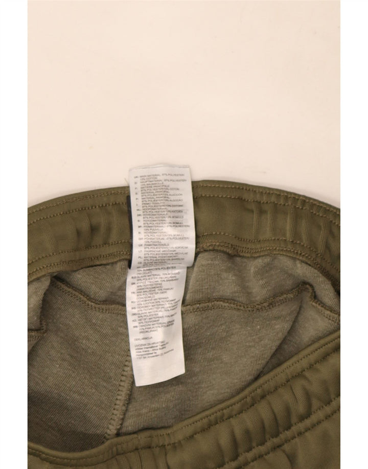 Adidas Mens Calças de treino Joggers Pequeno Poliéster Cáqui