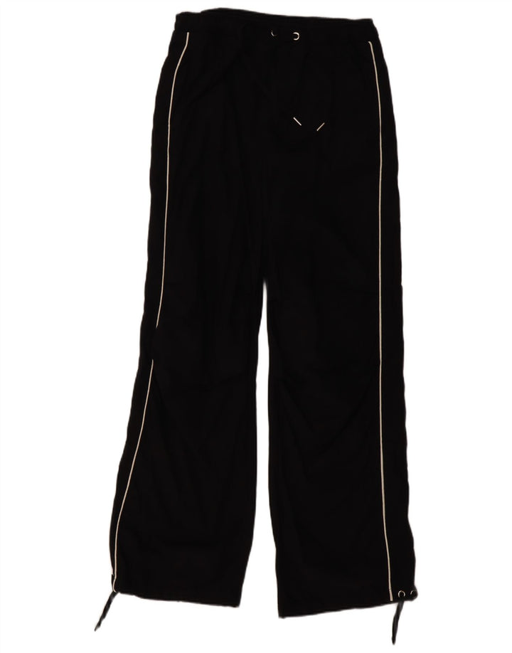 Calça de treino feminina MINT VELVET Reino Unido 14 algodão preto médio