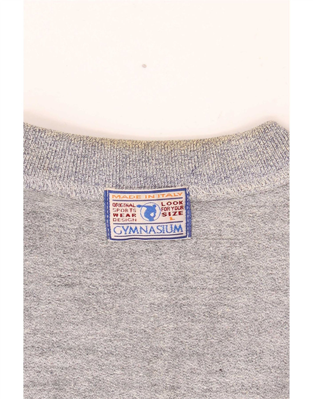 Suéter gráfico masculino Gymnasium grande bloco colorido azul