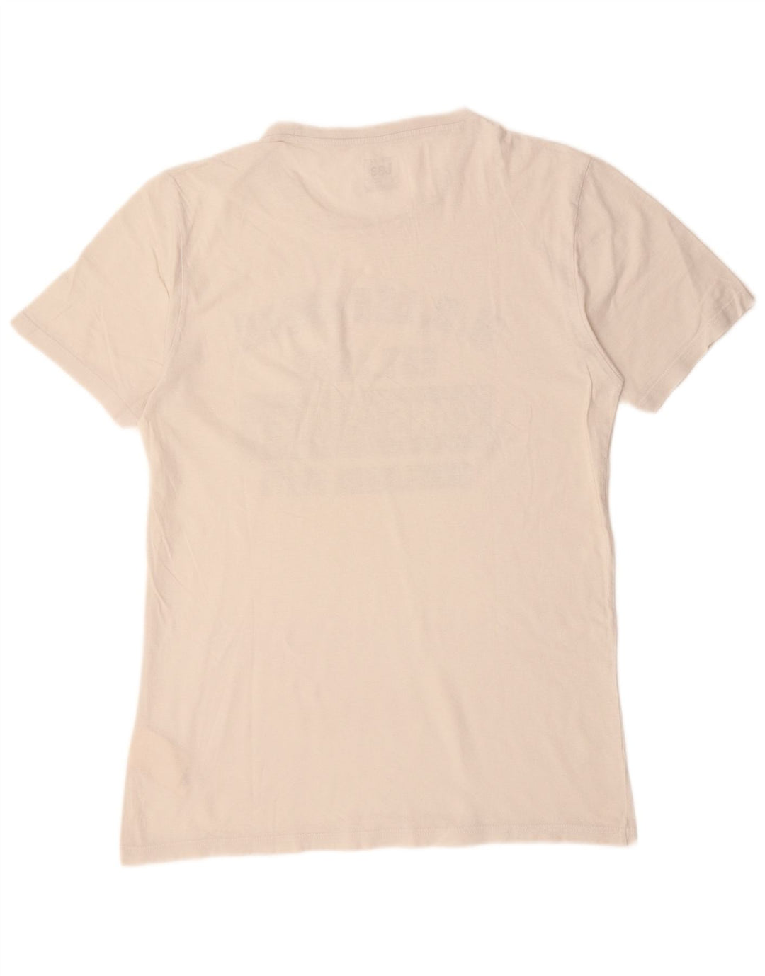 Camiseta masculina LEE Regular Fit gráfica top médio off white algodão