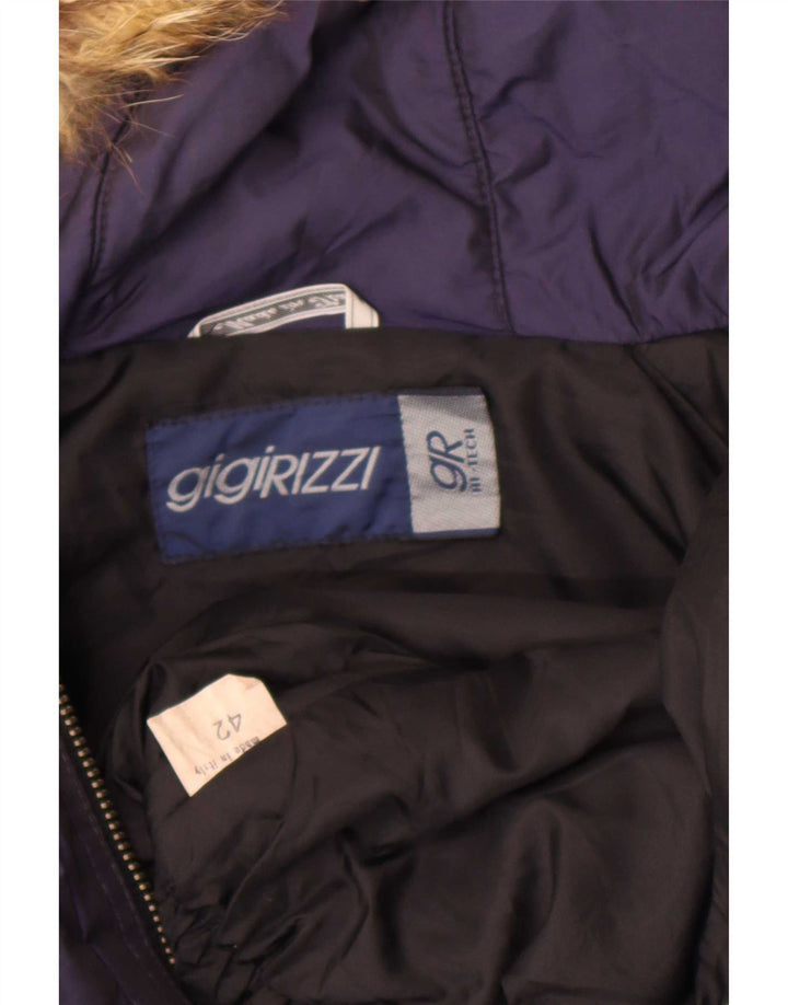 Jaqueta corta-vento feminina Gigi Rizzi IT 42 médio azul marinho colorblock