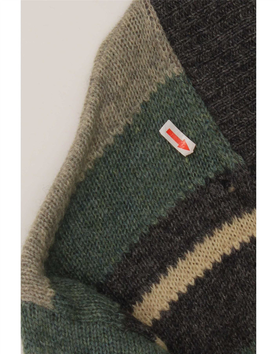 Suéter masculino Trussardi Cardigan XL listrado multicolorido