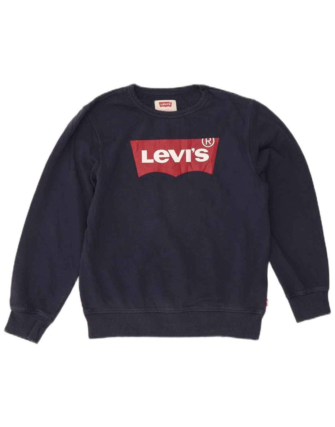 Moletom gráfico Levi's Girls 15-16 anos azul marinho algodão