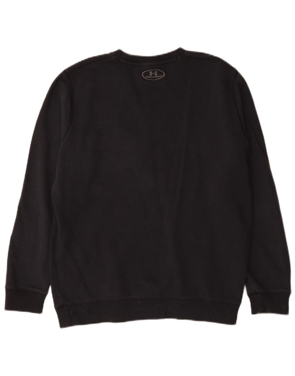 Under Armour Masculino Cold Gear Moletom Jumper Médio Algodão Preto