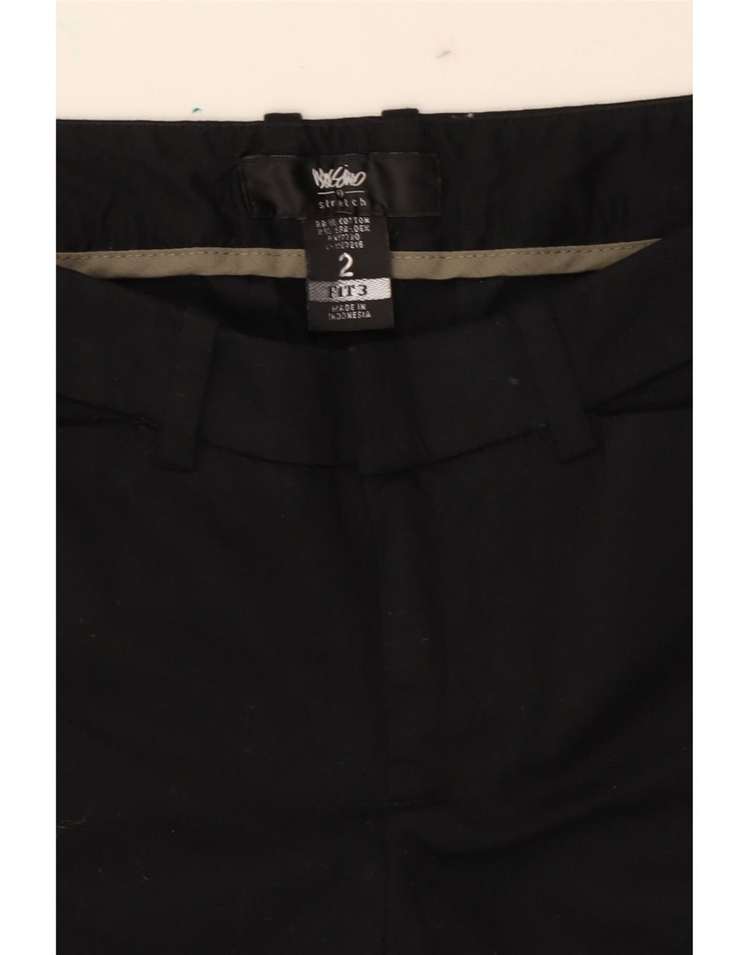 MOSSIMO Womens Casual Shorts US 2 XS W28  Black Cotton Vintage Mossimo and Second-Hand Mossimo from Messina Hembry 