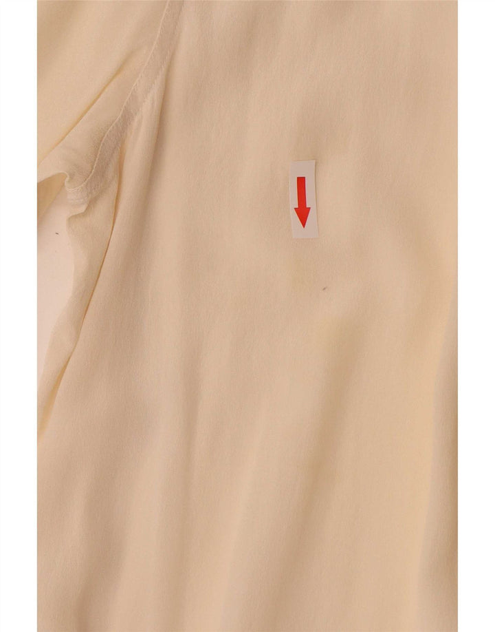Pulôver feminino vintage IT 44 médio off white colorblock