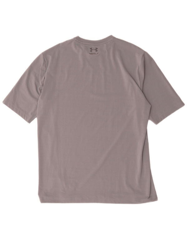 Camiseta masculina Under Armour Heat Gear Top XL cinza poliéster