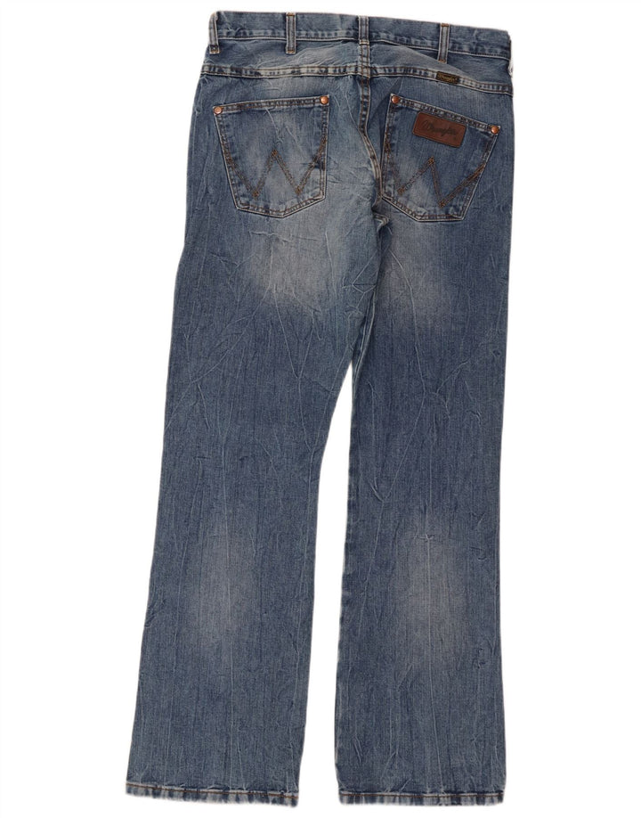 Wrangler Masculino Dayton Bootcut Jeans W32 L32 Azul Algodão