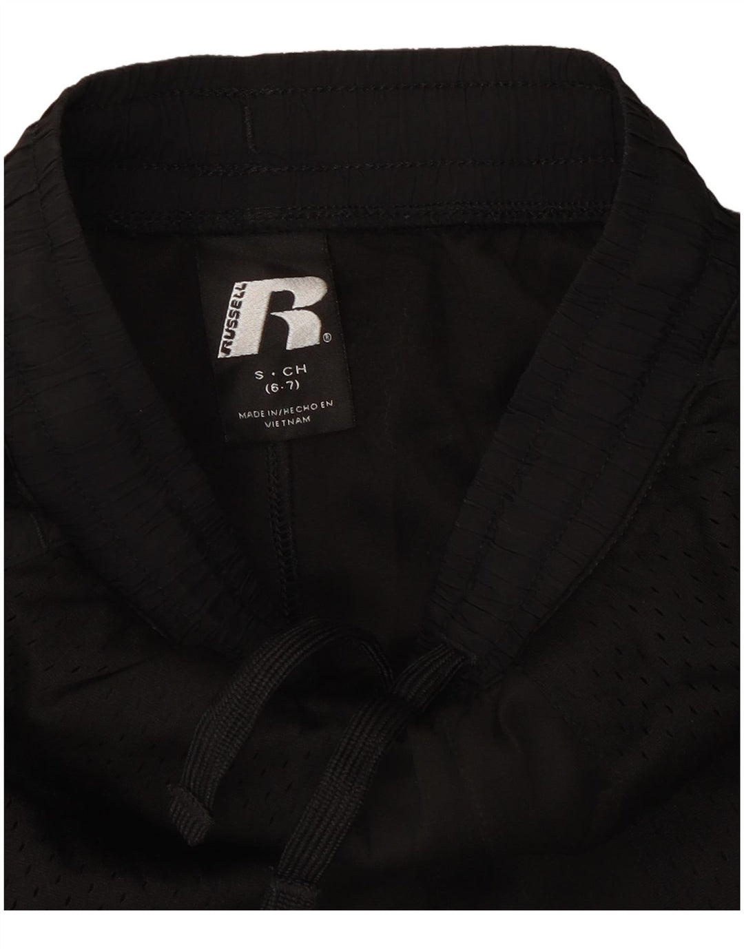Shorts esportivos Russell Athletic Boys 6-7 anos pequeno preto