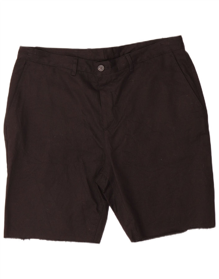 Zara Mens Chino Shorts EU 46 XL W36 Preto