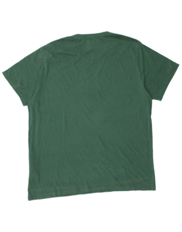 Camiseta masculina padrão Levi's Top grande de algodão verde