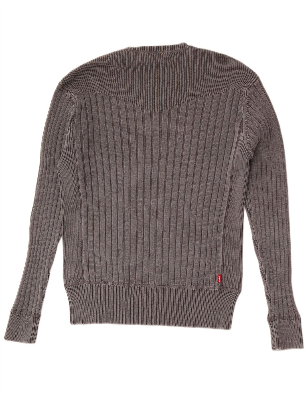 Suéter masculino Levi's com gola redonda, grande algodão cinza