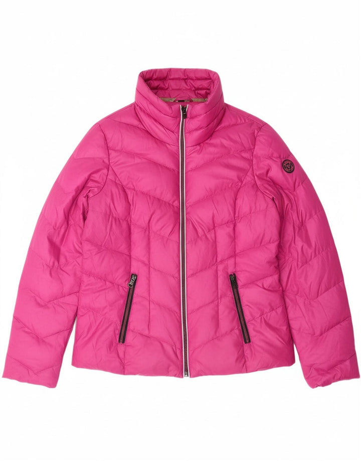 Jaqueta acolchoada feminina GUESS UK16 grande poliéster rosa