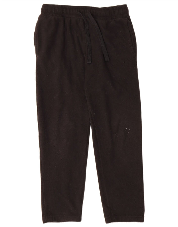 Calça feminina de veludo Marks & Spencer Reino Unido 8 pequena preta